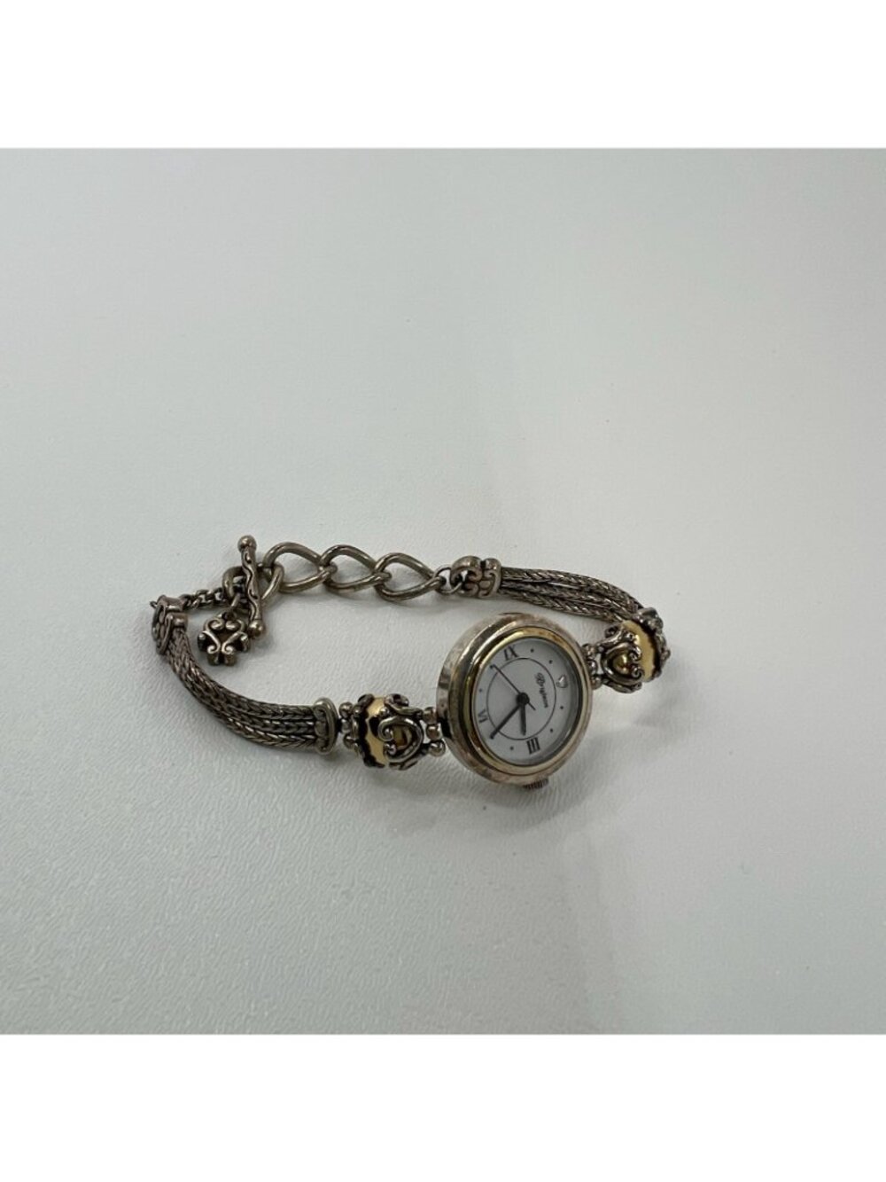 Brighton Del Sol Womens Watch Toggle Clasp Japan Movement Two Tone Silver Gold - Picture 2 of 11